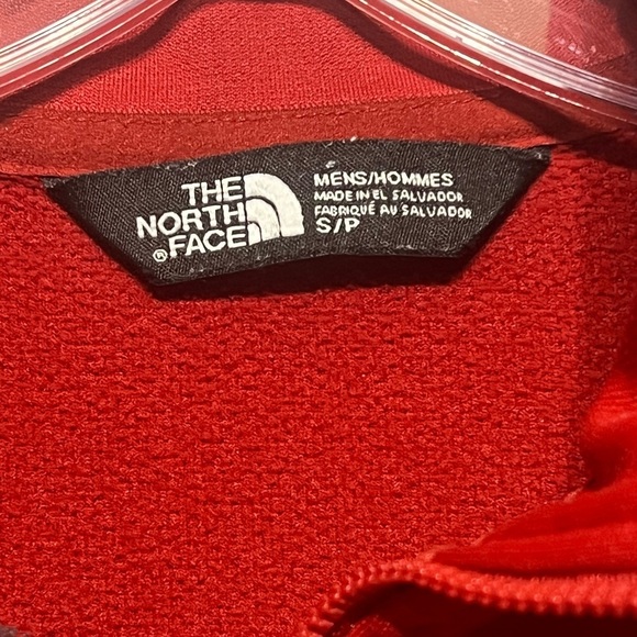 The North Face Men’s Red Canyonlands Quarter Zip Up Fleece Pullover Size Small - Picture 5 of 6